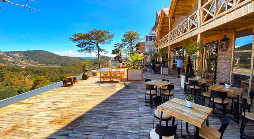 Dalat mountain view: quán cà phê ngắm núi rừng Đà Lạt cực chill